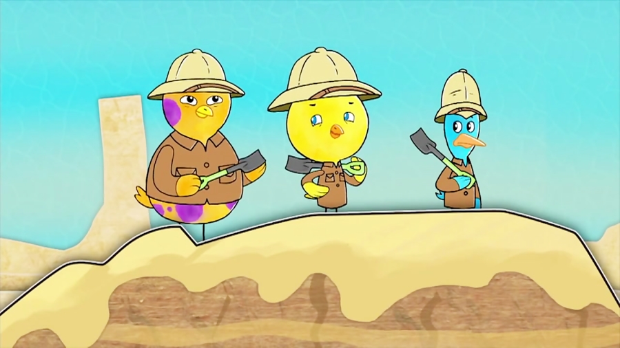 کارتون جیک جیکی ها Chirp - فصل 1 قسمت 36 - حیوانات خانگی ژوراسیک